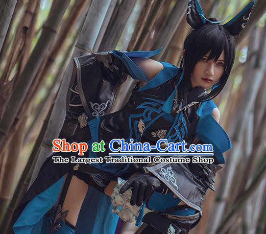 Traditional Chinese Cosplay Swordswoman Dress Ancient Female Assassin Costume for Women