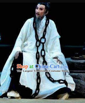Chinese Drama Yuan Qu Ancient Litterateur Clothing Stage Performance Dance Costume for Men
