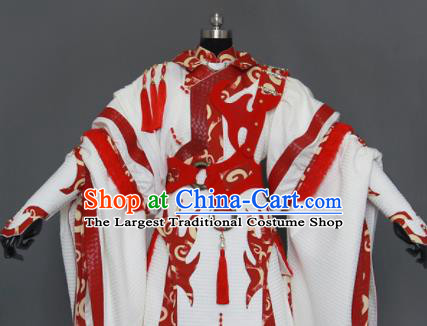 Customize Chinese Traditional Cosplay Taoist King Costumes Ancient Swordsman Clothing for Men
