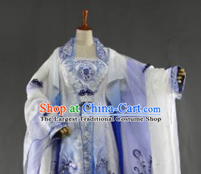 Traditional Chinese Cosplay Goddess Empress Song Ning Dress Ancient Drama Female Swordsman Costumes for Women