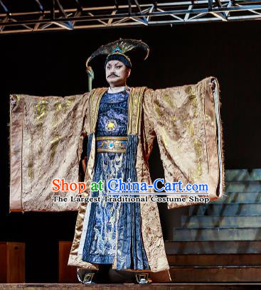 Chinese Drama Prince of Lanling Ancient Northern Dynasties King Clothing Stage Performance Dance Costume for Men