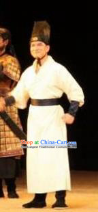 Chinese Drama New Dragon Inn Ancient Swordsman White Clothing Stage Performance Dance Costume for Men
