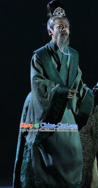 Chinese Zhaojun Chu Sai Dance Ancient Han Dynasty Civilian Clothing Stage Performance Dance Costume for Men