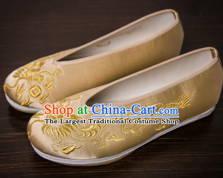 Handmade Chinese Bridegroom Shoes Traditional Wedding Embroidered Shoes Hanfu Shoes for Men