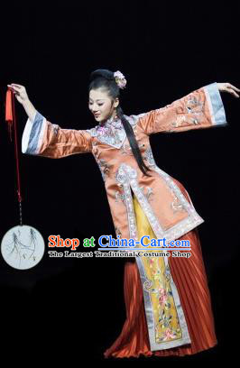 The Greatest Spirit Chinese Peking Opera Dress Stage Performance Dance Costume and Headpiece for Women