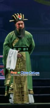 Chinese Shaoxing Opera Bronze Swallow Terrace Green Clothing Stage Performance Dance Costume for Men