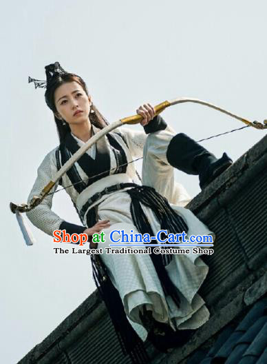 Ancient Chinese Song Dynasty Royal Infanta Dress Drama Young Blood Female Swordsman Zhao Jian Costumes for Women