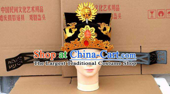 Chinese Traditional Beijing Opera Niche Hat Peking Opera Scholar Black Hat