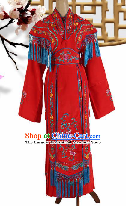 Traditional Chinese Beijing Opera Peri Costume Peking Opera Princess Red Dress