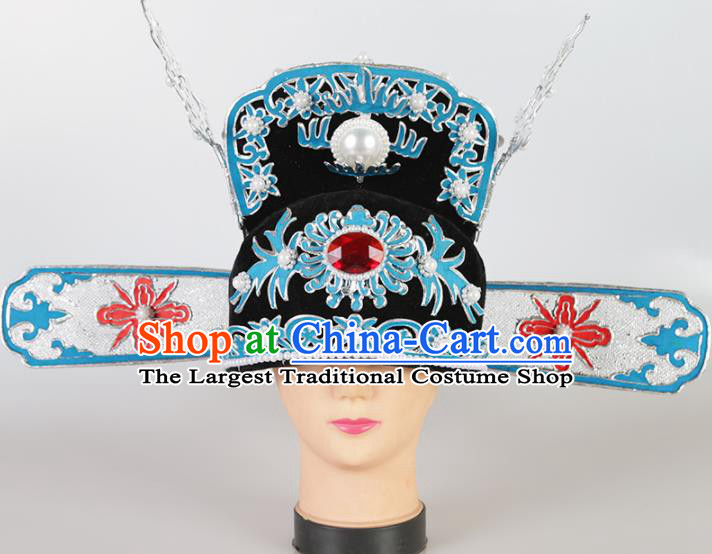 Asian Chinese Beijing Opera Niche Headwear Traditional Peking Opera Number One Scholar Hat