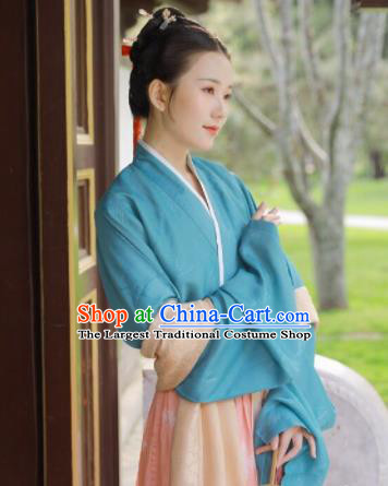 Traditional Chinese Song Dynasty Historical Costume Ancient Nobility Lady Hanfu Dress Complete Set for Women
