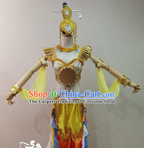 Asian Chinese Traditional Classical Dance Costume Ancient Flying Apsaras Dance Clothing for Women