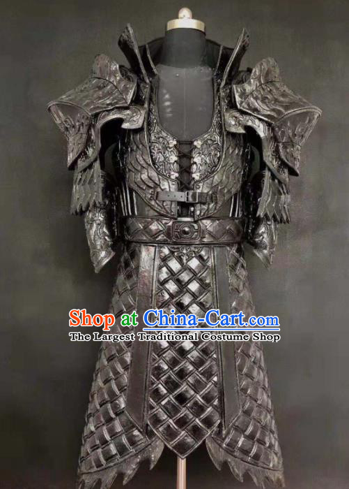 Chinese Ancient Drama Han Dynasty Warrior Costume General Body Armor Complete Set