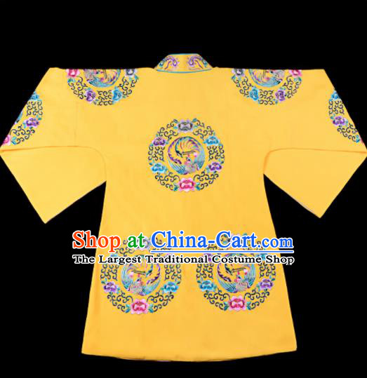 Professional Chinese Traditional Beijing Opera Costume Peking Opera Aristocratic Lady Yellow Cloak for Adults