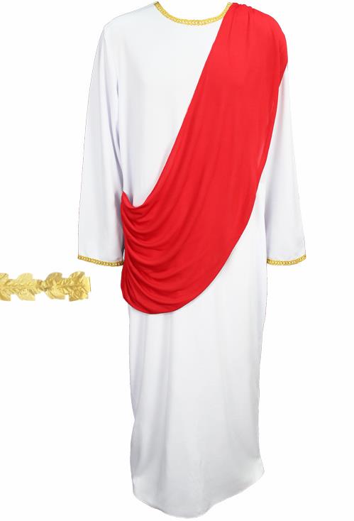 Traditional Egypt Pharaoh Costume Ancient Egypt Presbyter Warrior White Clothing for Men