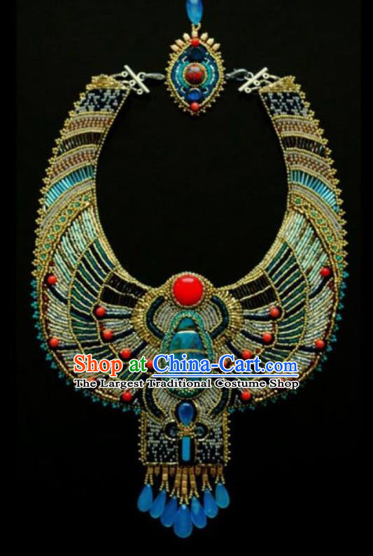 Traditional Egyptian Jewelry Accessories Ancient Egypt Palace Queen Necklace for Women