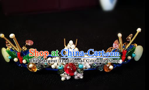 Chinese Ancient Handmade Floral Twinkle Hairpins Traditional Classical Hair Accessories for Women