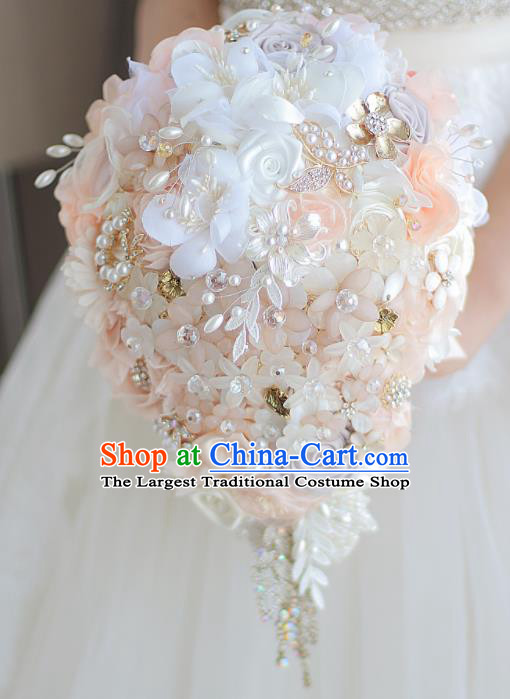 Top Grade Wedding Bridal Bouquet Hand Tied Bouquet Flowers for Women