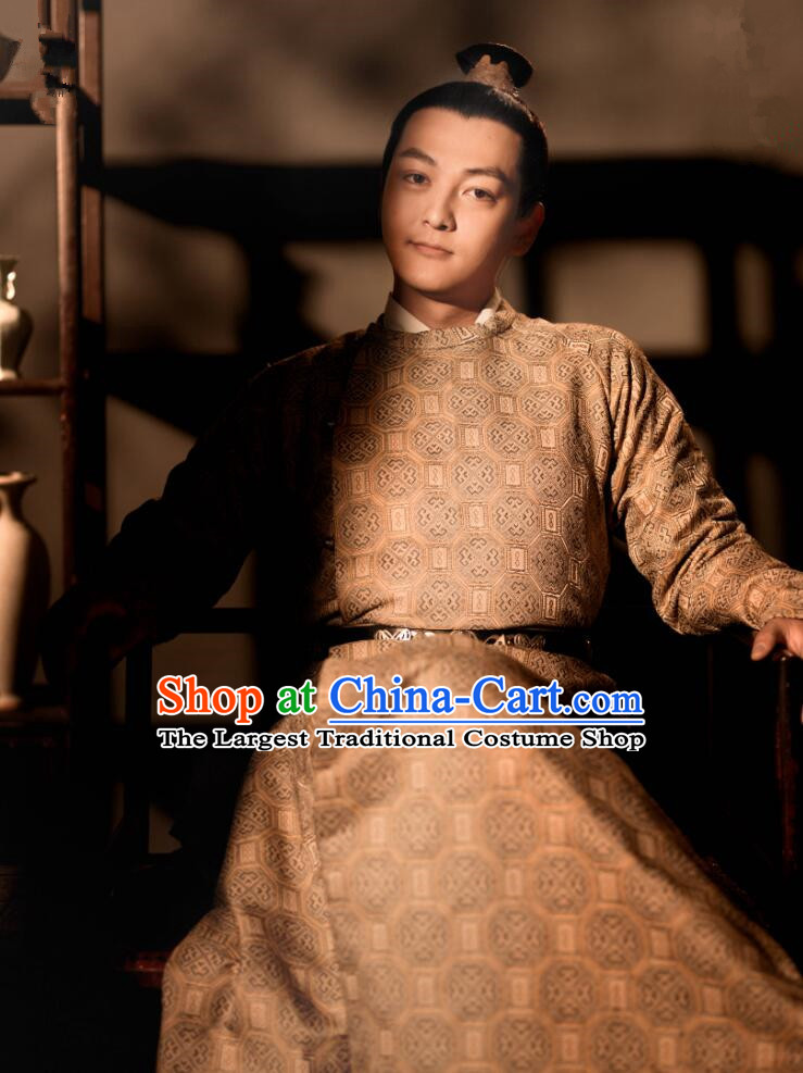 Drama The Story Of MingLan Chinese Ancient Song Dynasty Nobility Childe Embroidered Costume for Men