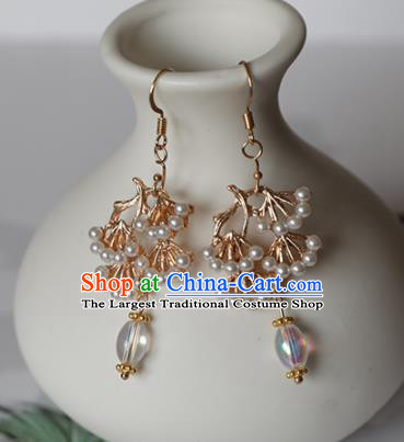 Chinese Traditional Hanfu Ear Accessories Ancient Princess Pine Earrings for Women