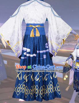 Chinese Traditional Ancient Swordsman Costume Cosplay Knight Clothing for Men