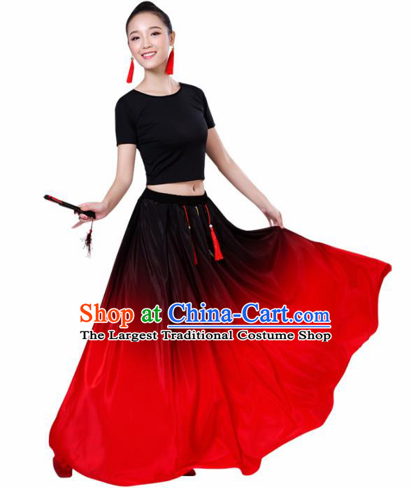 Chinese Traditional Stage Performance Dance Costume Classical Dance Group Dance Dress for Women
