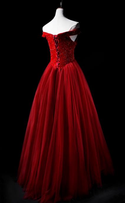 Top Grade Catwalks Red Embroidered Lace Evening Dress Compere Modern Fancywork Costume for Women