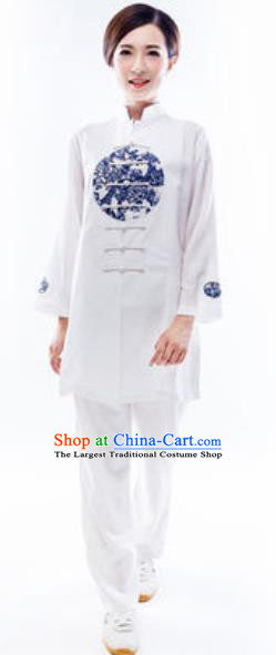 Chinese Traditional Tai Chi Costume Martial Arts Uniform Kung Fu Wushu Clothing for Women
