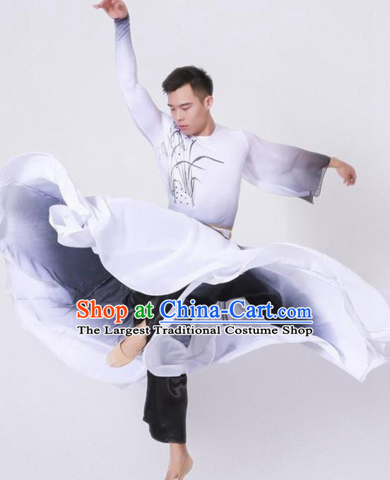 Chinese Classical Dance Stage Performance Costume Traditional Group Dance Clothing for Men