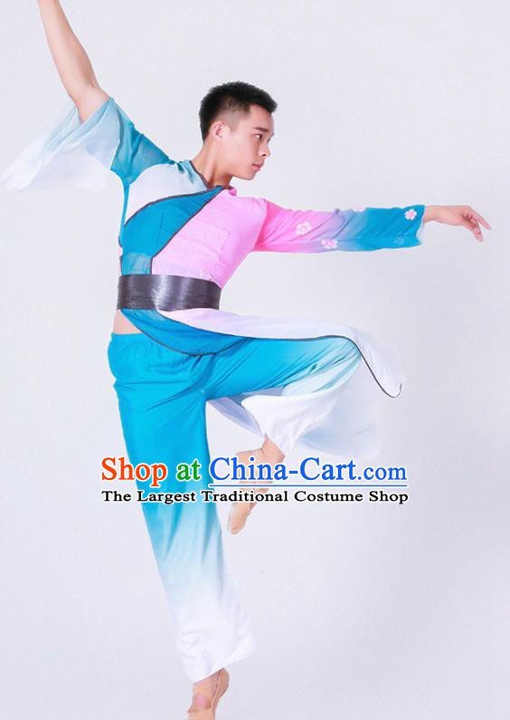 Chinese Traditional Stage Performance Costume Classical Dance Clothing for Men