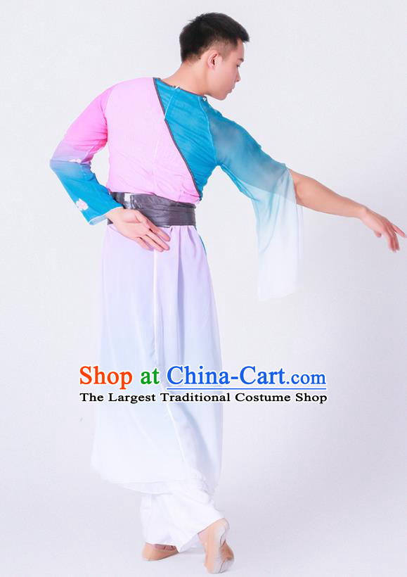 Chinese Traditional Stage Performance Costume Classical Dance Clothing for Men