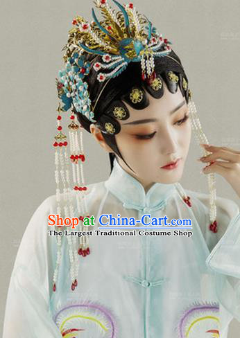 Handmade Chinese Traditional Hanfu Hairpins Phoenix Coronet Ancient Ming Dynasty Imperial Consort Hair Accessories for Women