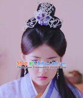 Chinese Handmade Hanfu Han Dynasty Hairpins Hair Crown Traditional Ancient Imperial Consort Hair Accessories for Women