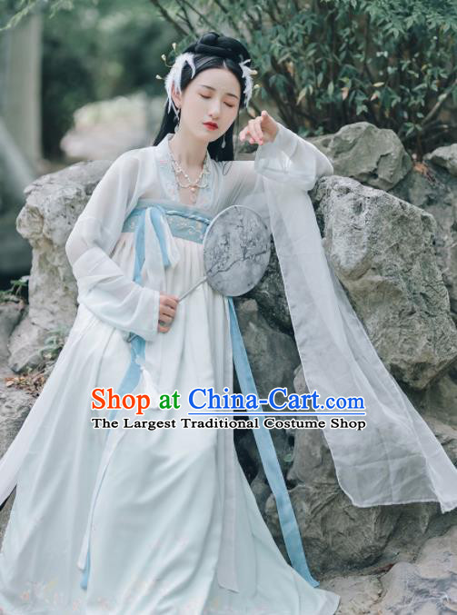 Chinese Ancient Imperial Consort Hanfu Dress Traditional Drama Tang Dynasty Court Lady Historical Costume for Women