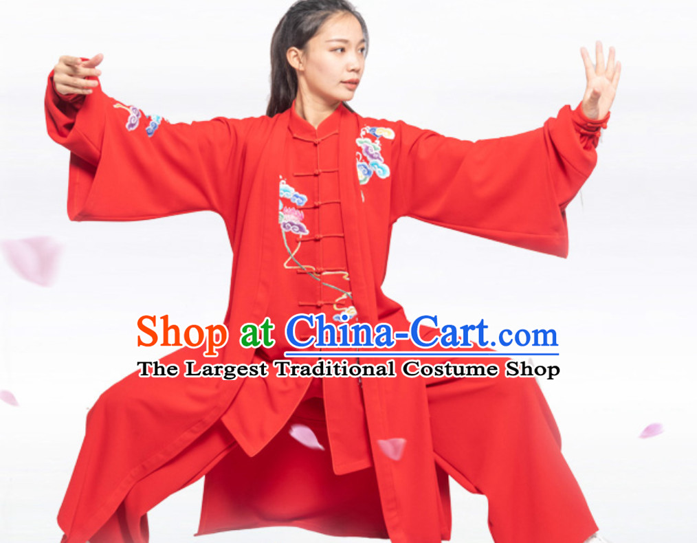 Top Phoenix Embroidery Tai Chi Yoga Clothing Yoga Wear Yang Tai
