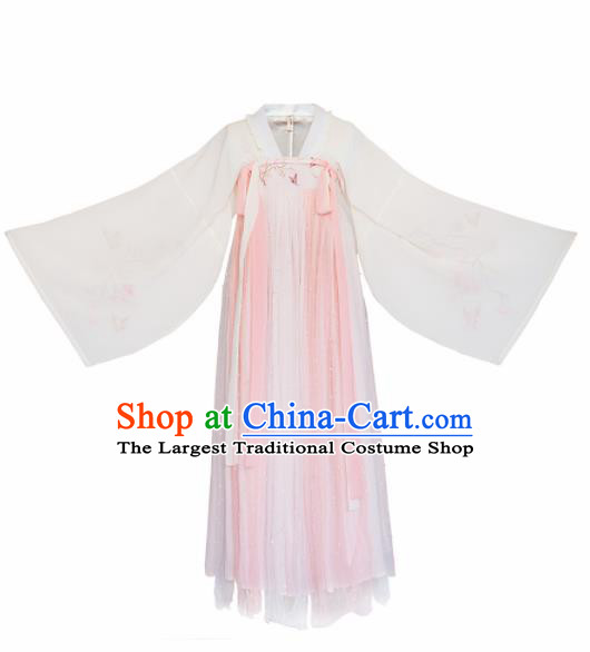 Ancient Chinese Tang Dynasty Princess Hanfu Dress Traditional Palace Court Historical Costume for Women
