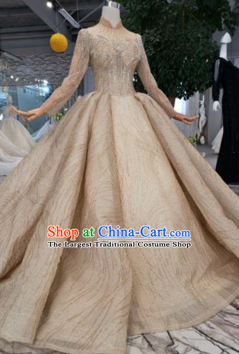 Handmade Customize Princess Wedding Mullet Dress Court Bride Embroidered Costume for Women