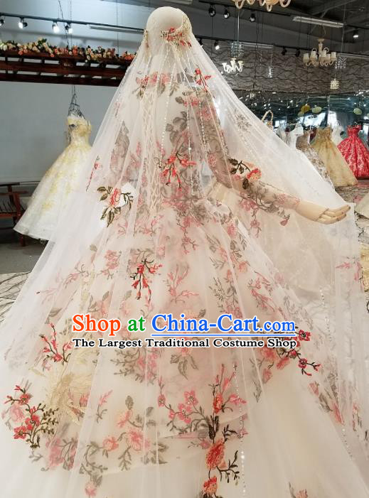 Top Grade Modern Fancywork Court Full Dress Customize Princess Waltz Dance Costume for Women