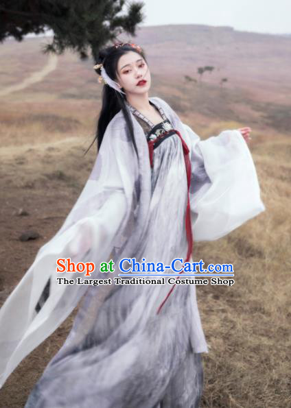 Asian Chinese Tang Dynasty Princess Historical Costume Ancient Court Lady Traditional Hanfu Dress for Women