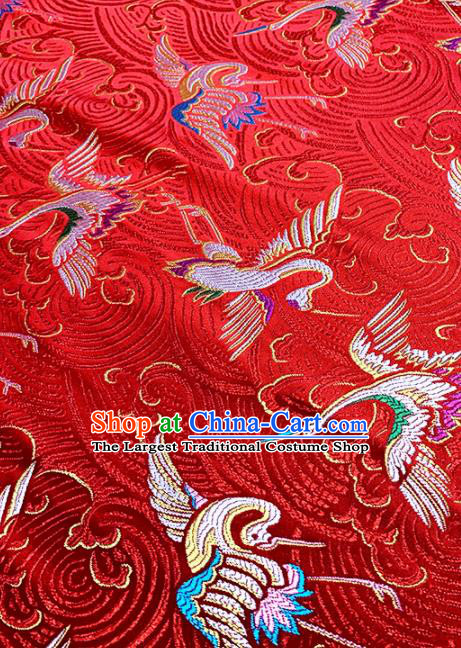 atelier NORIKO Japanese kimono fablic crane pattern party bag