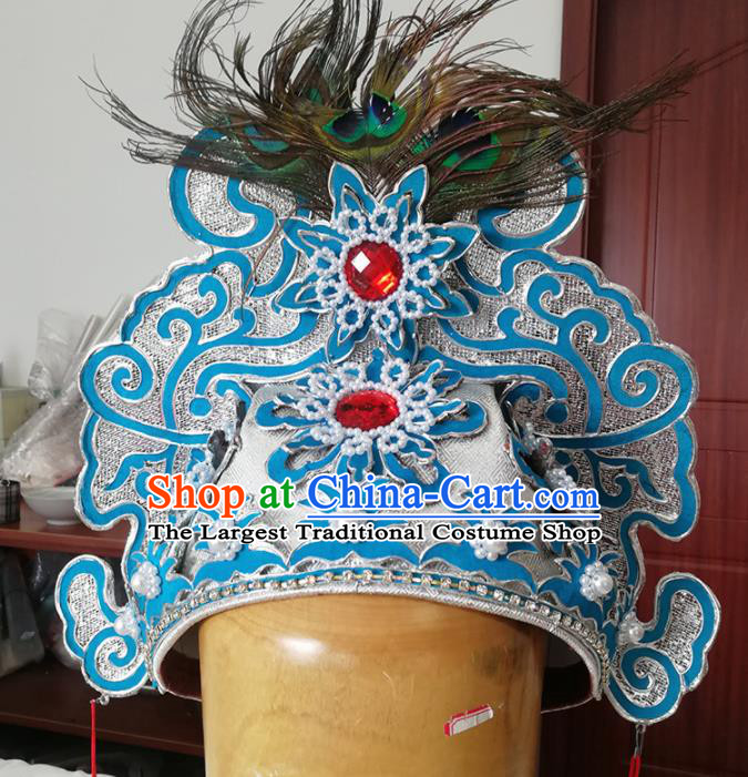 Chinese Ancient Nobility Childe Hat Traditional Beijing Opera Niche Headwear Hair Accessories for Adults