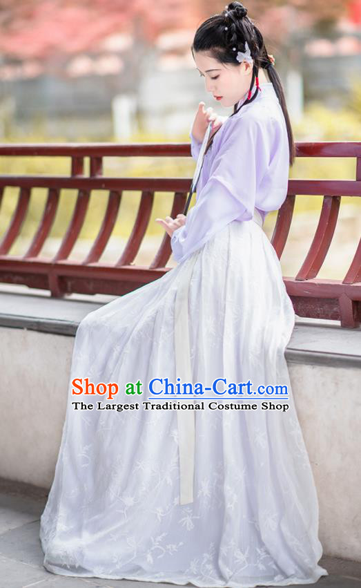 Chinese Ancient Ming Dynasty Nobility Lady Hanfu Dress Antique Traditional Court Princess Historical Costume for Women