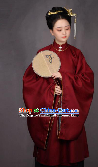 Chinese Traditional Ming Dynasty Imperial Consort Hanfu Dress Ancient Court Countess Replica Costumes for Women