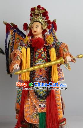 Traditional Chinese Heavenly King Marionette Puppets Handmade Puppet String Puppet Wooden Image Arts Collectibles