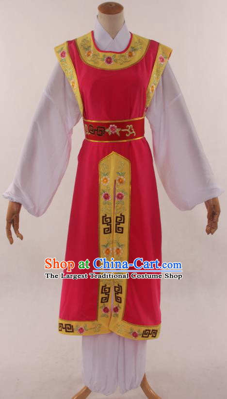 Traditional Chinese Huangmei Opera Niche Rosy Clothing Ancient Prince Costume for Men