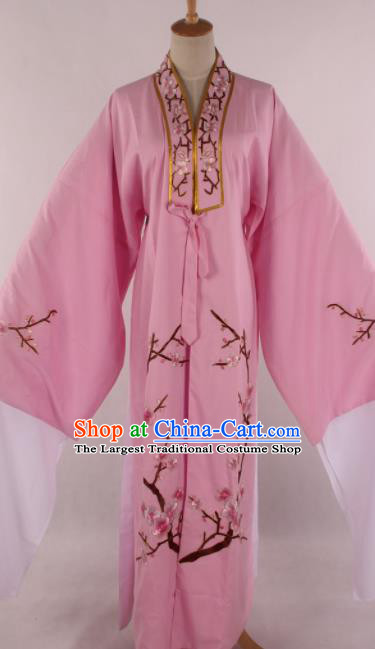 Traditional Chinese Shaoxing Opera Niche Pink Robe Ancient Childe Scholar Costume for Men