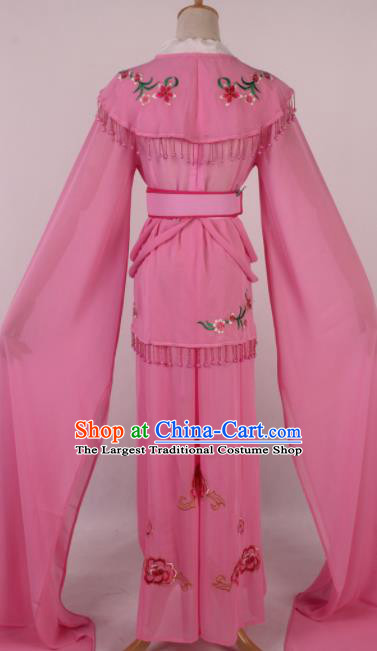 Chinese Traditional Shaoxing Opera Peri Pink Dress Ancient Peking Opera Actress Costume for Women
