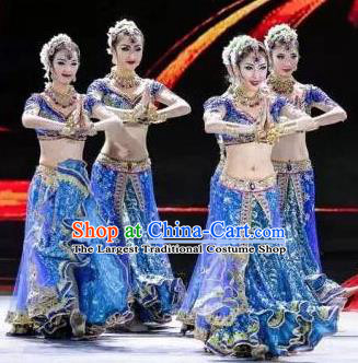 Traditional Chinese Classical Dance Competition Along the Silk Road Costume Indian Dance Stage Show Beautiful Dance Dress for Women