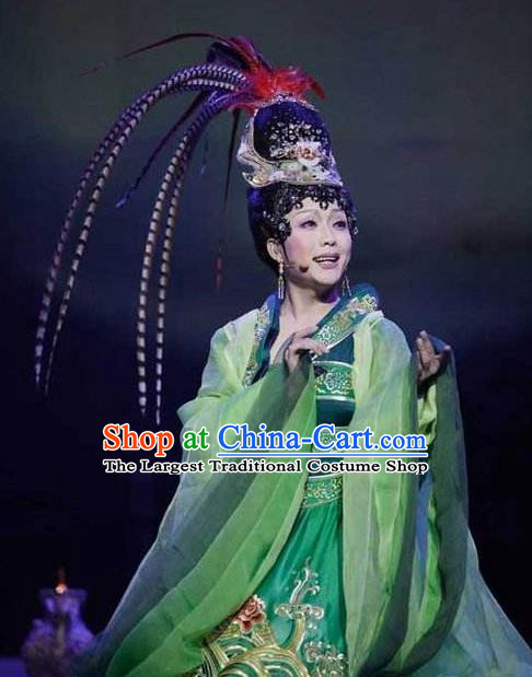Chinese Beautiful Dance Beijing Opera Wang Zhaojun Costume Traditional Classical Dance Competition Dress for Women