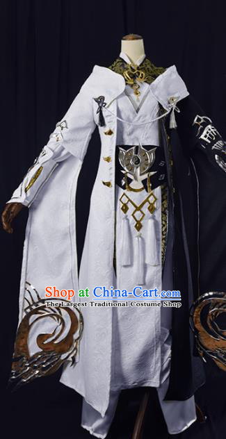 Chinese Ancient Cosplay Knight King Clothing Traditional Hanfu Swordsman Costume for Men